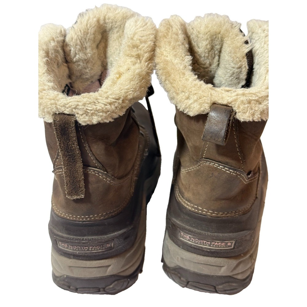 The North Face Chilkat Womens Winter Snow Boots US 9 Brown Waterproof PrimaLoft - Picture 12 of 16
